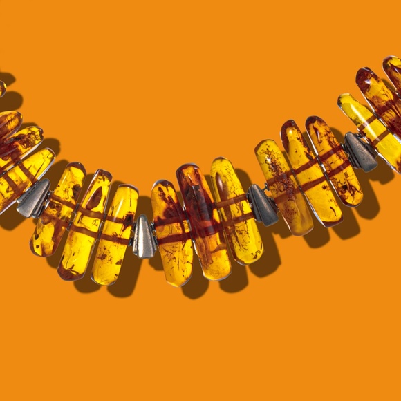 VINTAGE AMBER NECKLACE Vintage 🔥🔥SALE 🔥🔥 - Picture 3 of 5